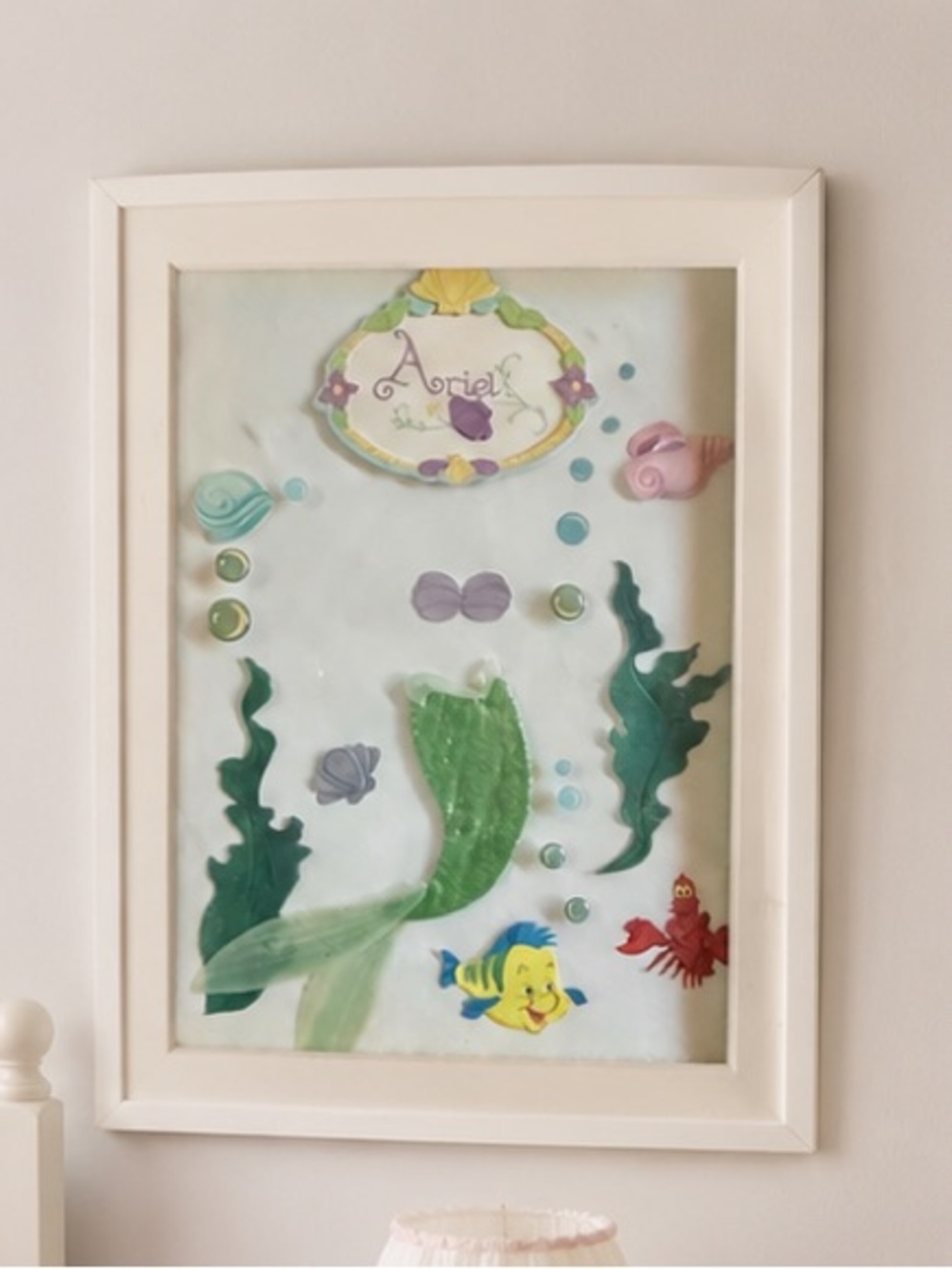 Handmade Ariel Little Mermaid Shadowbox